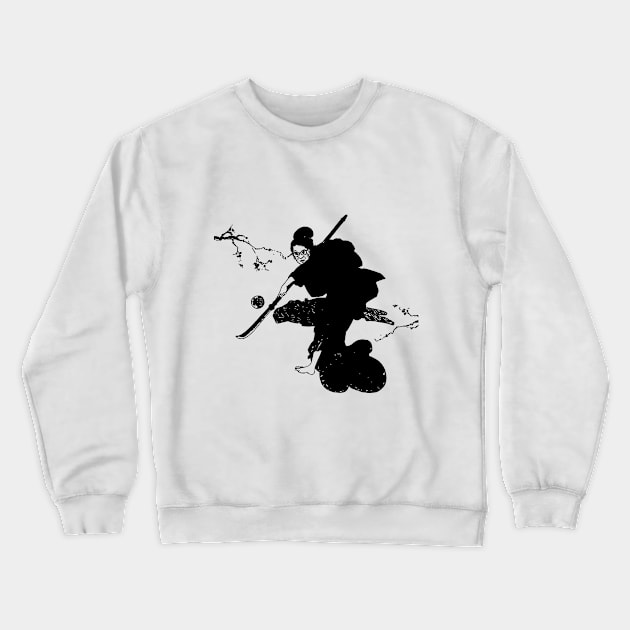 Samurai Justice Ginsburg Crewneck Sweatshirt by SCL1CocoDesigns